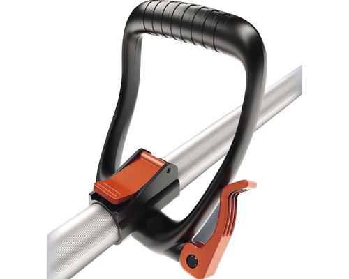 Handtag och reglage på en skottkärra