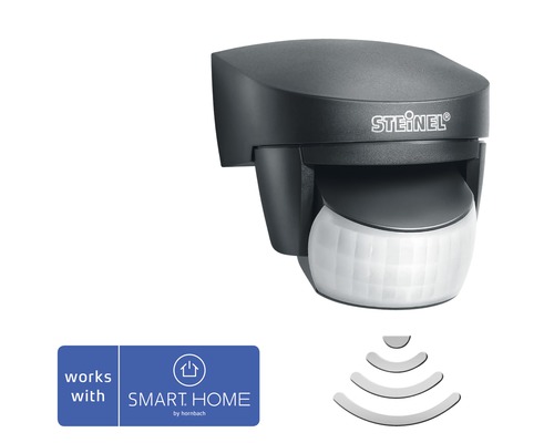 Rörelsevakt STEINEL Z Wave Smart Friends svart IS 140-2 IP54 Rörelsevakt STEINEL Z Wave Smart Friends svart IS 140-2 IP54