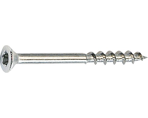 Trallskruv THURESSON FASTENING TT 4,2x42mm A2 rostfritt stål 250-pack Träskruv med försänkt huvud och invändig sexkantsfattning