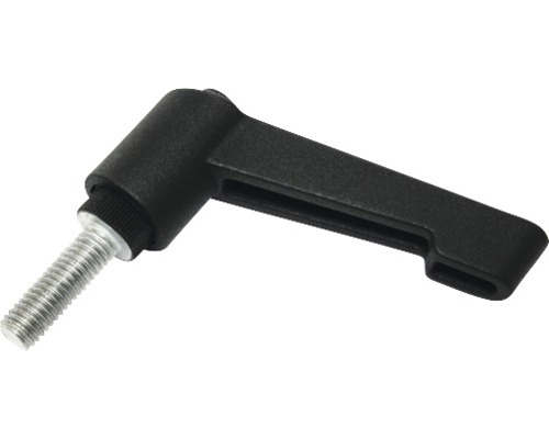Vevhandtag med skruv DRESSELHAUS R=78mm M10x40mm Knäspak med gängad bult