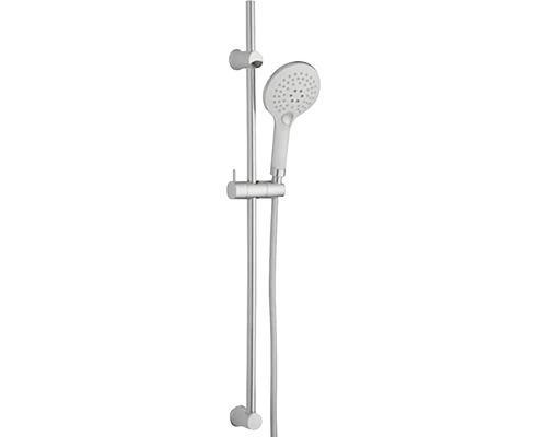 Duschset ADORA Motus vit/krom Ø12cm 3-strålig Duschstångset med handdusch och duschslang