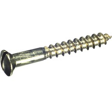 Enkel träskruv med spårskruv