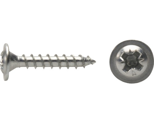 Montageskruv DRESSELHAUS JD Plus PZ 3x30mm galvaniserad Träskruv med linshuvud och inre sexkant