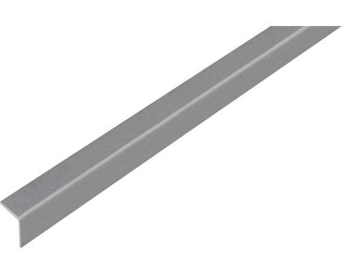 Vinkelprofil ALBERTS plast grå metallic självhäftande 20x20x1,5mm 1m