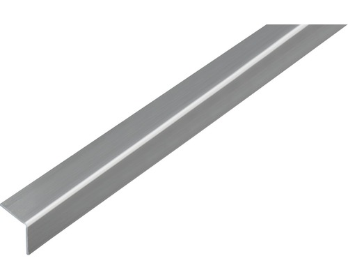 Vinkelprofil ALBERTS plast rostfritt stål-look självhäftande 20x20x1,5mm 1m