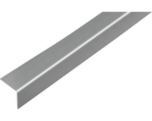 Vinkelprofil ALBERTS plast rostfritt stål-look självhäftande 30x30x1,5mm 2,6m