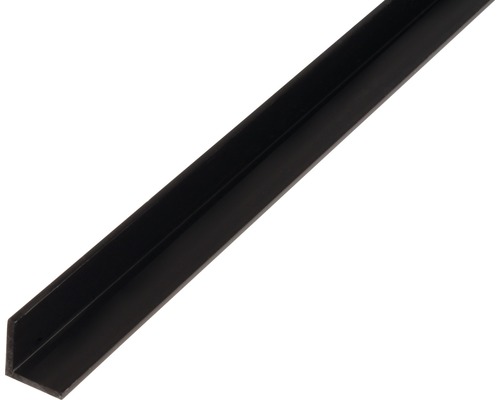 Vinkelprofil ALBERTS plast svart 20x20x1mm 2,6m