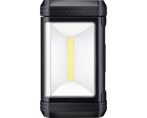 Svart LED-handlampa