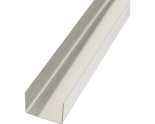 Slätplåt ALBERTS U-form aluminium natur 18x130x18mm 2m