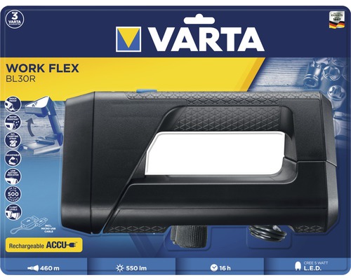 Varta Work Flex BL30R uppladdningsbar arbetslampa