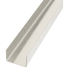 Slätplåt ALBERTS U-form aluminium natur 20x29x20mm 1m-thumb-0