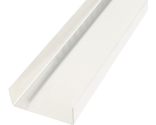 Slätplåt ALBERTS U-form aluminium natur 20x58x20mm 1m U-profil av metall