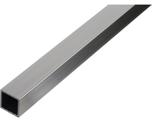 BA-profil ALBERTS fyrkant aluminium natur 30x30x2mm 2,6m Fyrkantig aluminiumrör