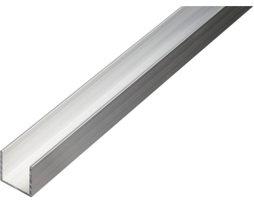 U-profil ALBERTS aluminium natur 10x20x10x1,5mm 2,6m