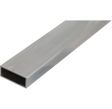Rektangulärt rör ALBERTS aluminium vitt 50x20x2mm 2,6m-thumb-0