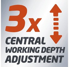 3x centralt arbetsdjupjustering