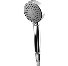 Handdusch av metall med duschslang