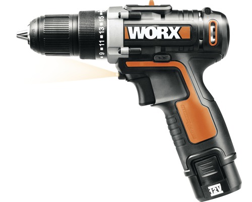 Sladdlös skruvdragare av märket Worx med 12 volt