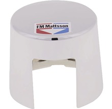 FM Mattsson logotyp på sockel för diskbänksblandare