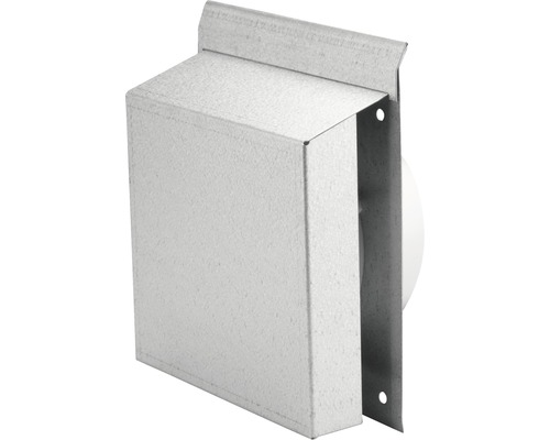 Metall väggkåpa för frånluft