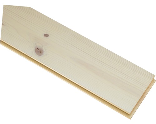 Träpanel av gran med not och spont