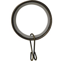 Gardinring med veckbandskrok för gardiner