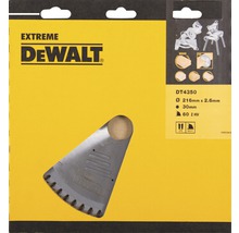 DeWalt cirkelsågblad, diameter 216 millimeter