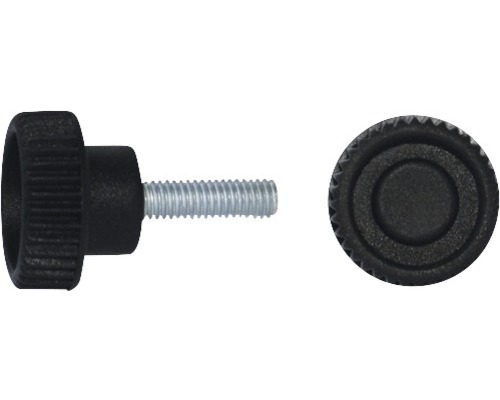 Lettrat vred med skruv DRESSELHAUS Ø35mm 6x47,5mm Rändelskruv med gängad anslutning, sid- och framifrån