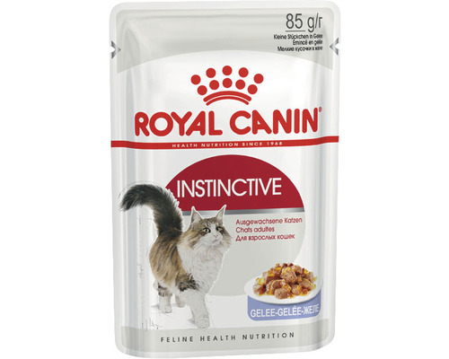 Kattmat ROYAL CANIN Instinctive Jelly Adult 12x85g Royal Canin kattfoder Adult Instinctive i gelé, 85 grams portionspåse