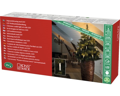LED julgransbelysning för inomhusbruk, 25 stycken, Konstsmide Logo