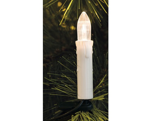 Julgransbelysning KONSTSMIDE LED 9,6m 25 varmvita ljus LED-ljus för julgran med klämma för fastsättning på julgranen