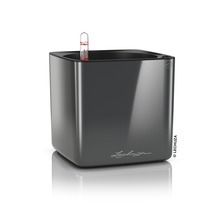 Fyrkantig blomlåda med vattennivåindikator