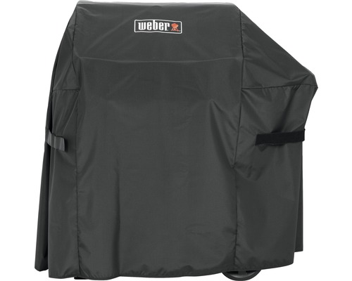 Weber logotyp på ett grillöverdrag