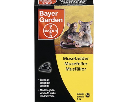 Musfälla BAYER GARDEN plast 2-pack-0
