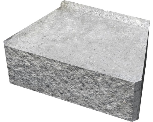 Mursten BENDERS Megastone 100 rakhuggen grå 300x200x100mm (helpall)