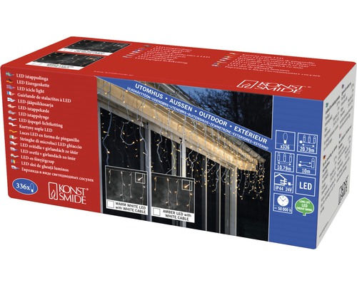 Konst Smide LED istappsslinga förpackning för utomhusbruk