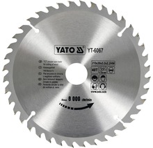 Yato cirkelsågblad med en diameter på 210 millimeter för kapning av trä
