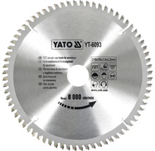 Yato cirkelsågblad för aluminium, 210x30x3,0x2,2 millimeter