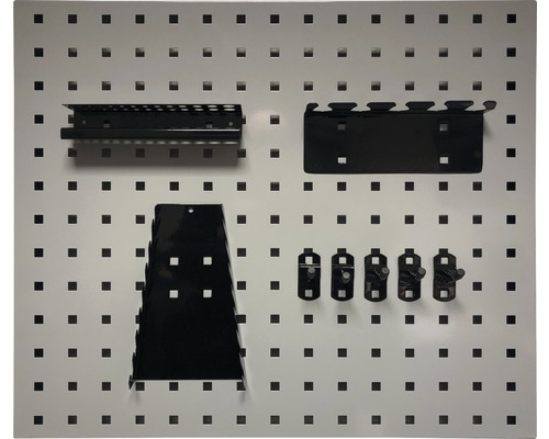 Verktygstavla med olika verktygshållare