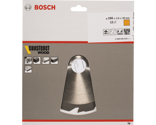 Bosch tigersågblad för trä, 190x2,6x30 millimeter