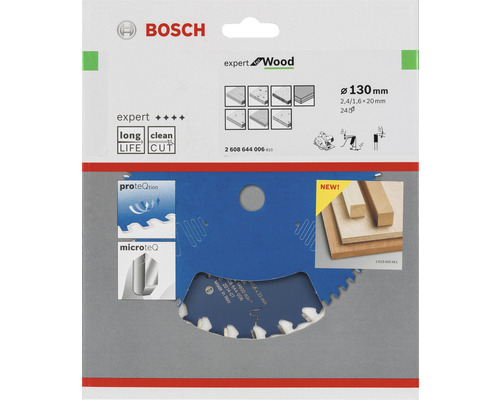 Bosch Expert Wood cirkelsågblad med en diameter på 130 millimeter