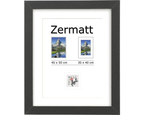 Träram THE WALL Zermatt svart 40x50cm