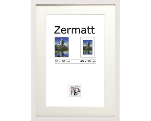 Träram THE WALL Zermatt vit 50x70cm