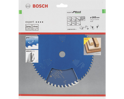 Bosch Expert Wood cirkelsågblad, diameter 165 millimeter