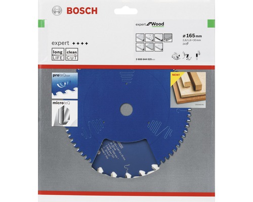 Bosch Expert Wood cirkelsågblad med en diameter på 165 millimeter
