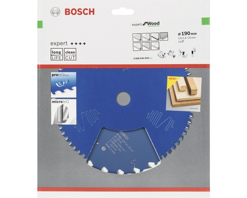 Bosch Expert Wood cirkelsågblad med en diameter på 190 millimeter