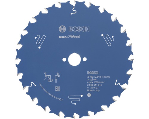 Bosch Expert Wood cirkelsågblad, 190 millimeter