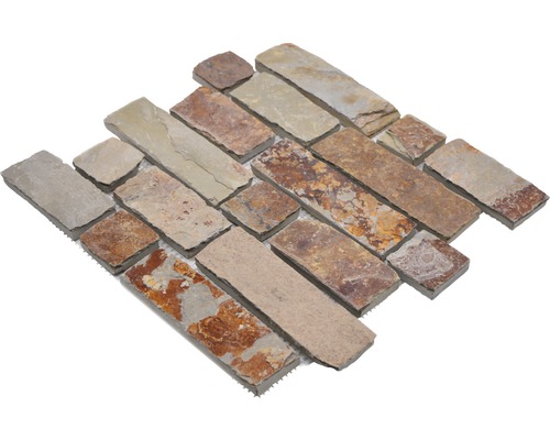 Mosaikplatta av natursten