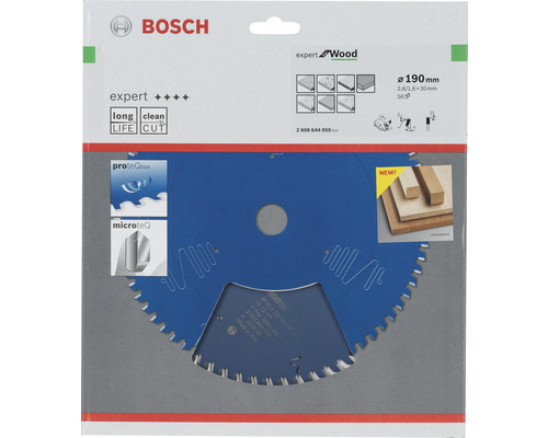 Bosch Expert Wood cirkelsågblad, 190 millimeter diameter