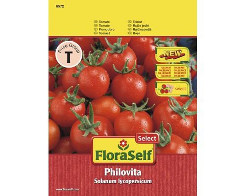 Tomatfrö FLORASELF tomat Philovita F1 motståndskraftiga